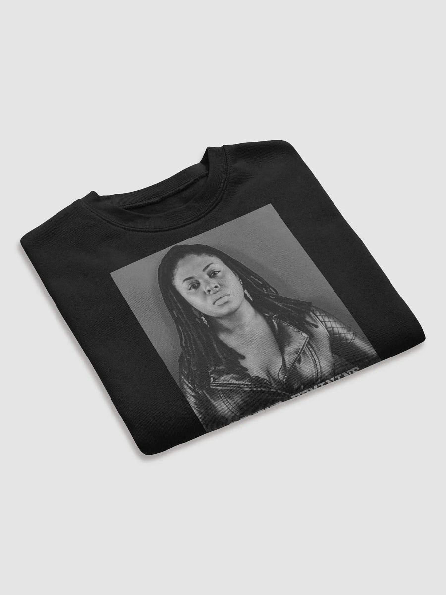 Divine Feminine Crop Top Sweatshirt Black product image (7)