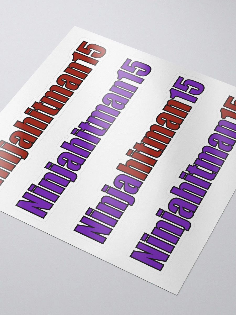Too Many Ninjahitman15's stickers product image (3)