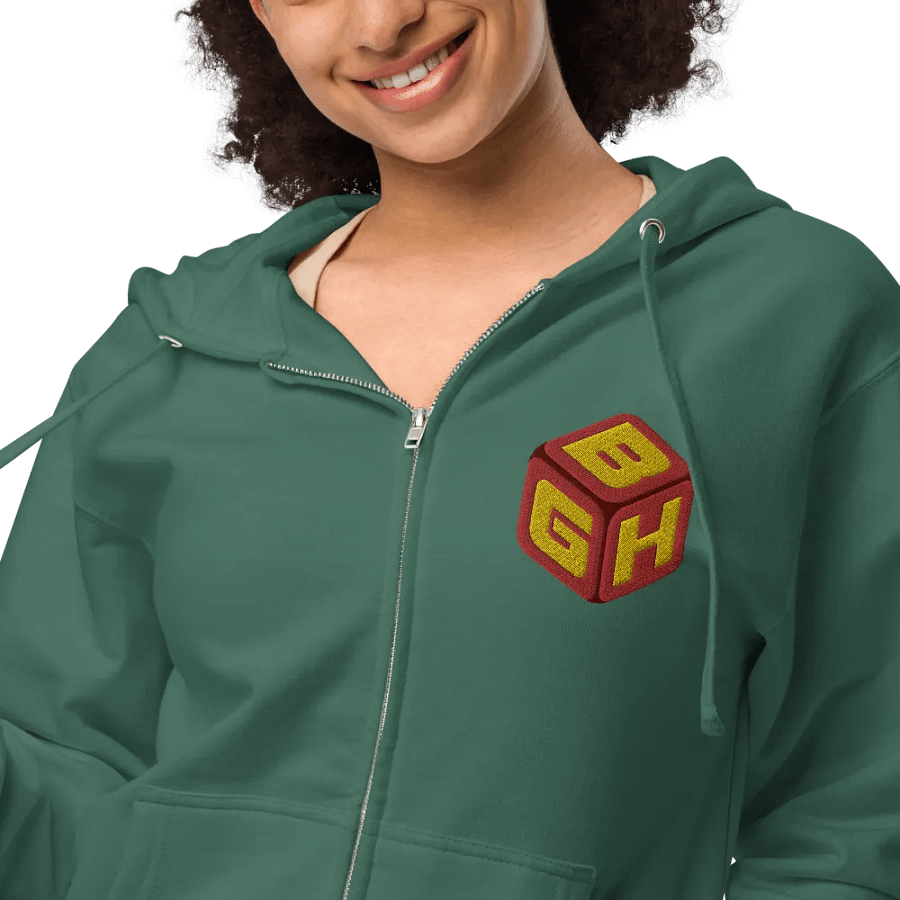 Zippered hoodie 