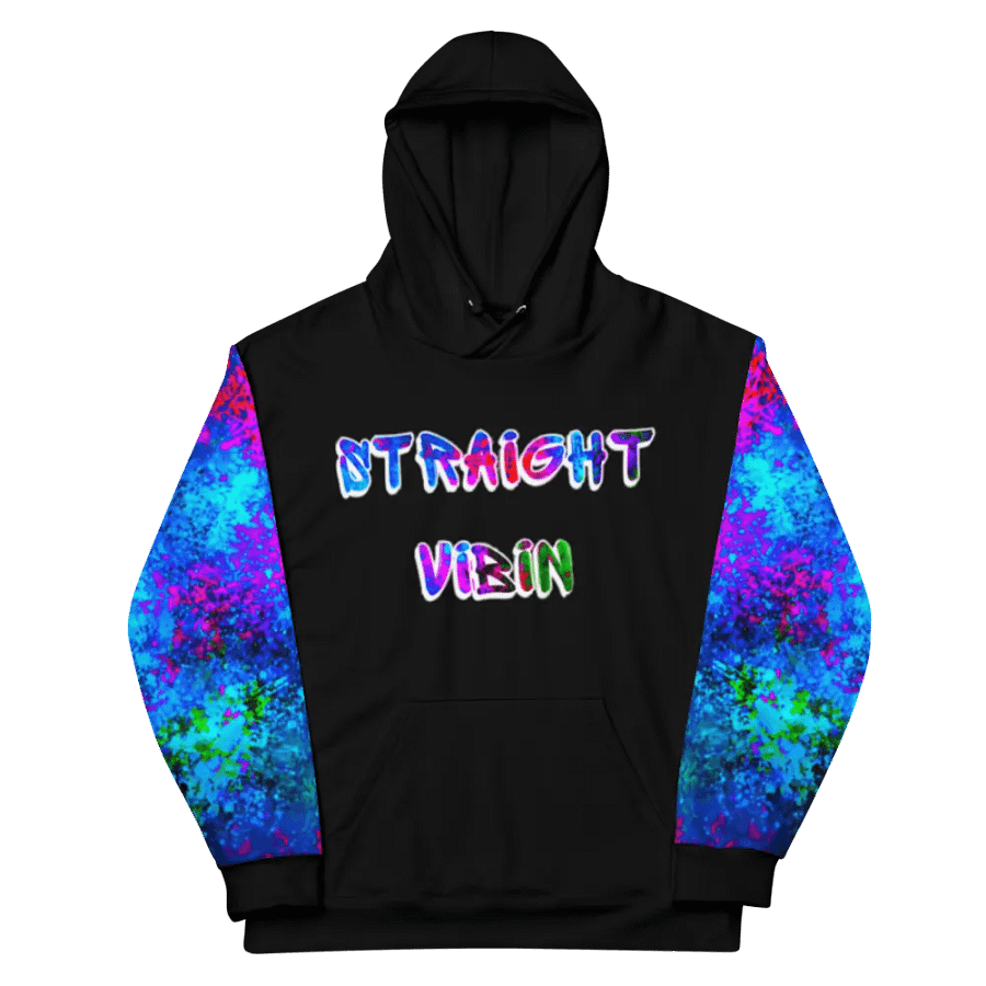 STRAIGHT VIBIN NEON COLOR FADE HOODIE product image (11)