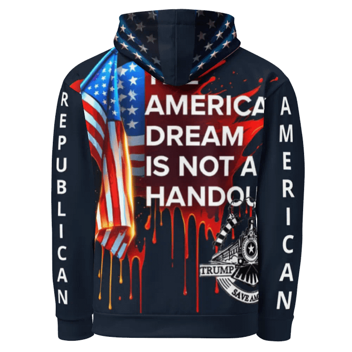 Trump 2024 Patriotic Flag Hoodie product image (2)
