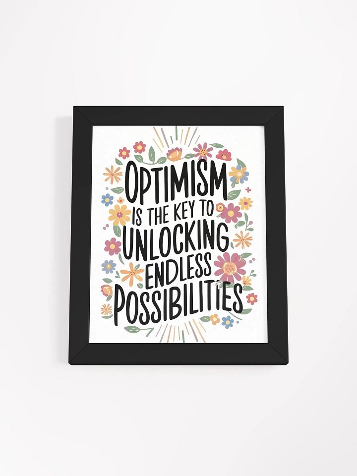 Optimism Key Floral Poster Wall art product image (1)