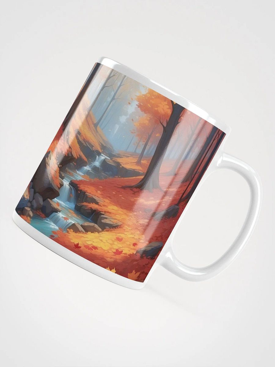 Crimson Cascade Ceramic Mug product image (4)