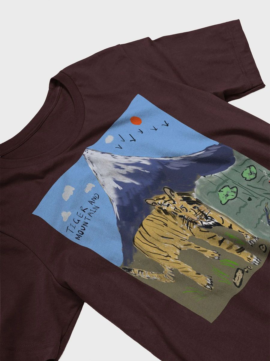 Bella+Canvas Supersoft T-Shirt: tiger and mountain product image (26)
