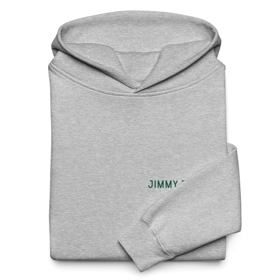 OKLOVEUBYE HOODIE (GREY + GREEN) product image (5)