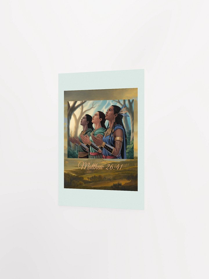 The Power Of Prayers Christian Paper Poster. product image (2)