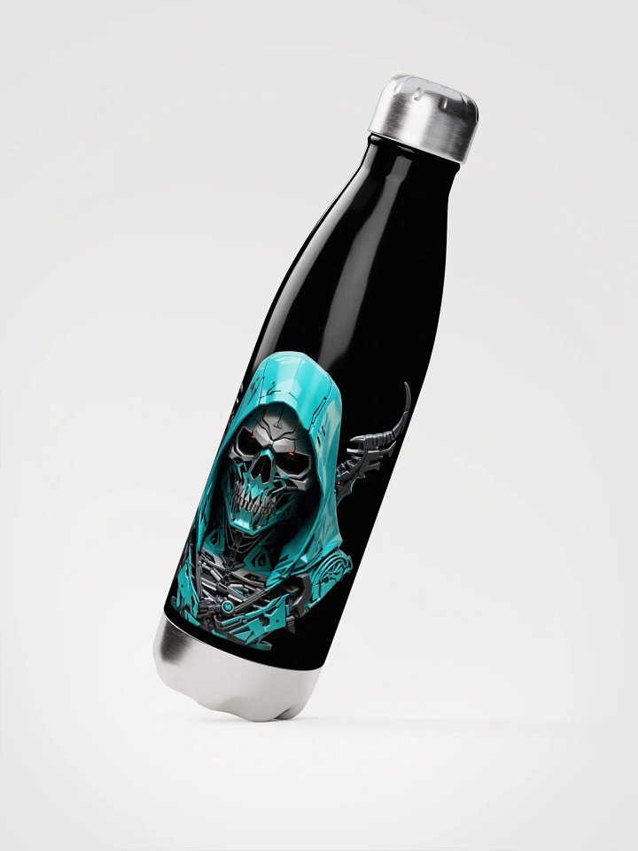 Cyber Skull Stainless Steel Water Bottle product image (2)