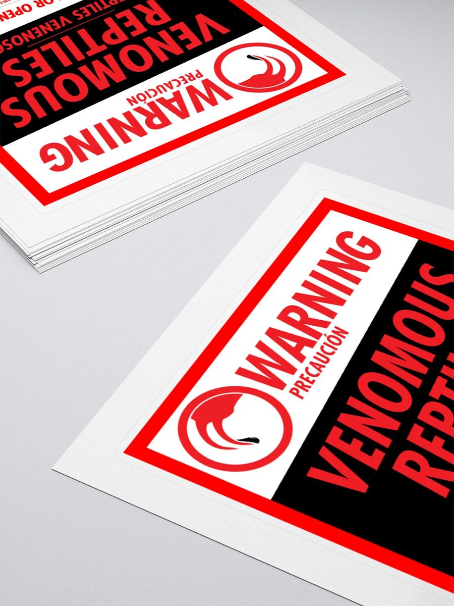 Venomous Warning Transport Sticker product image (12)