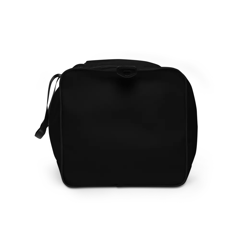 Caution Heavy Lifter Ahead-Barbell Zone Duffle Bag (Black) product image (10)