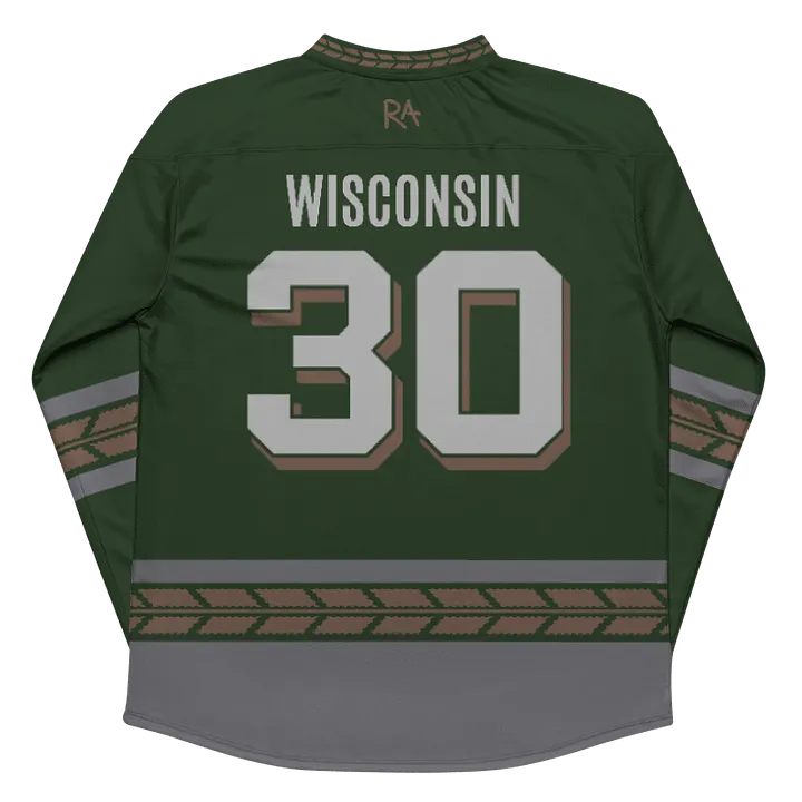 Wisconsin Barley - Green Hockey Jersey product image (2)