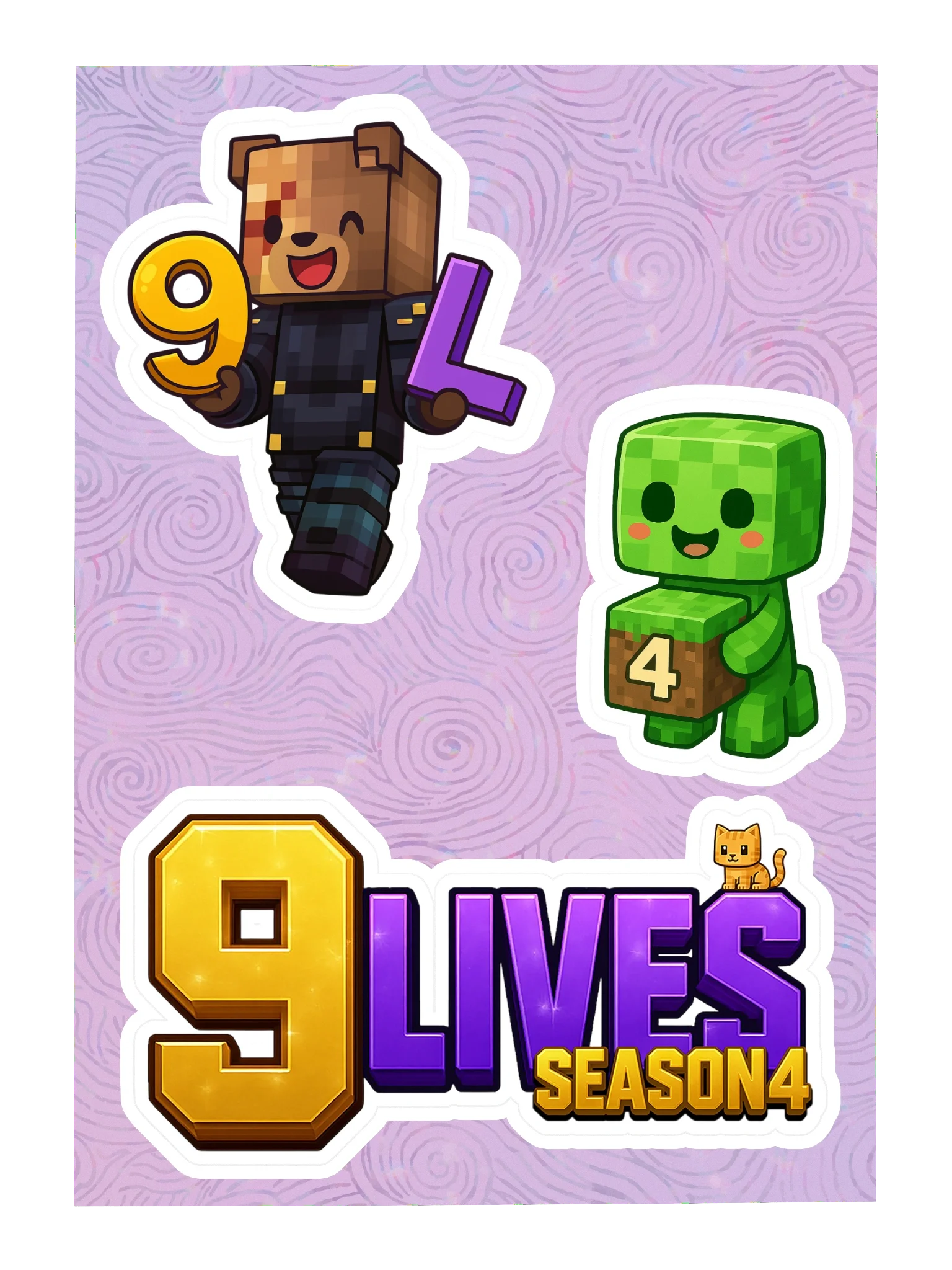 9LS4 Danbearpig82 Sticker Sheet product image (1)