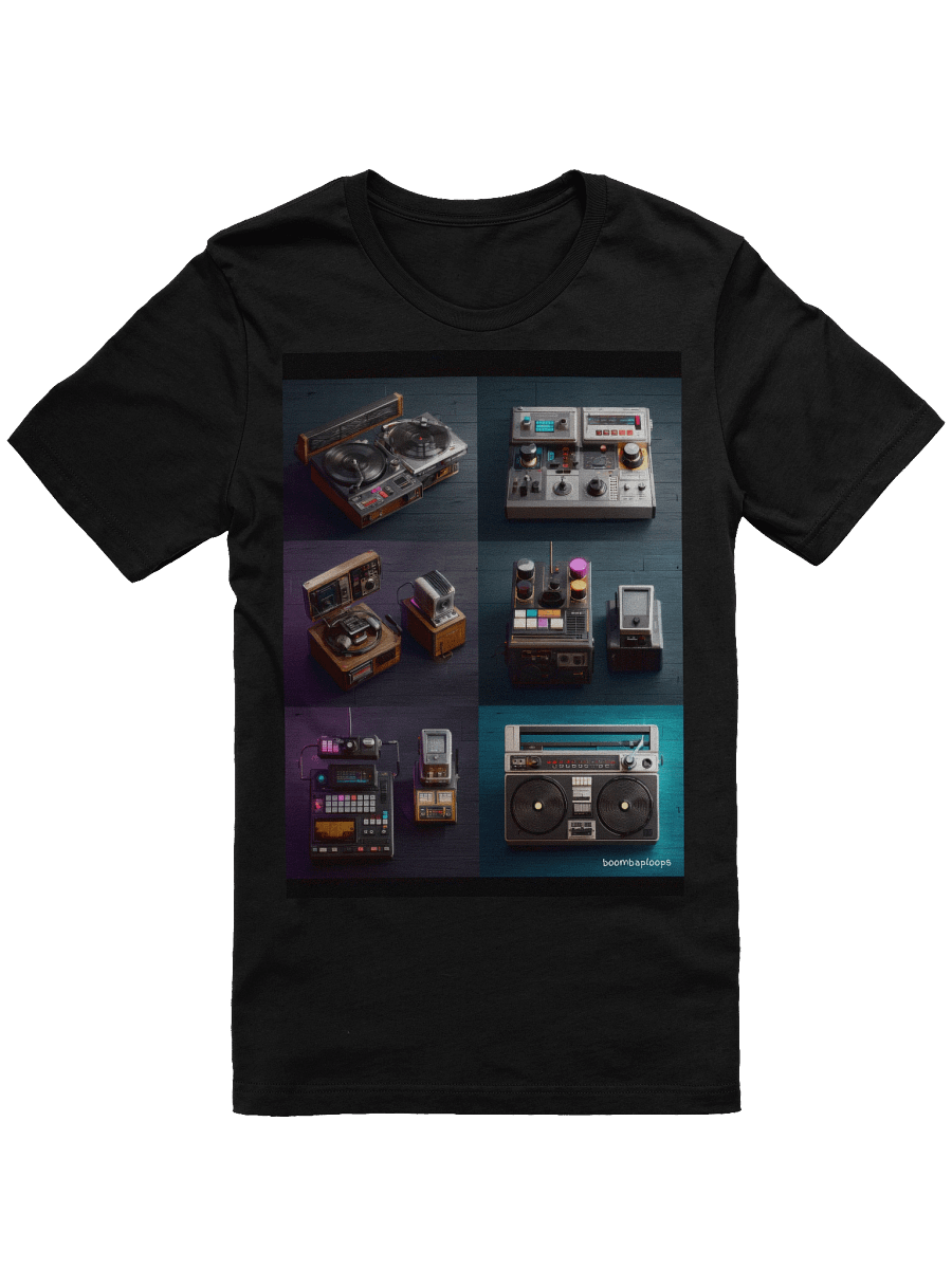 Vintage Audio Equipment Grid T-Shirt product image (1)