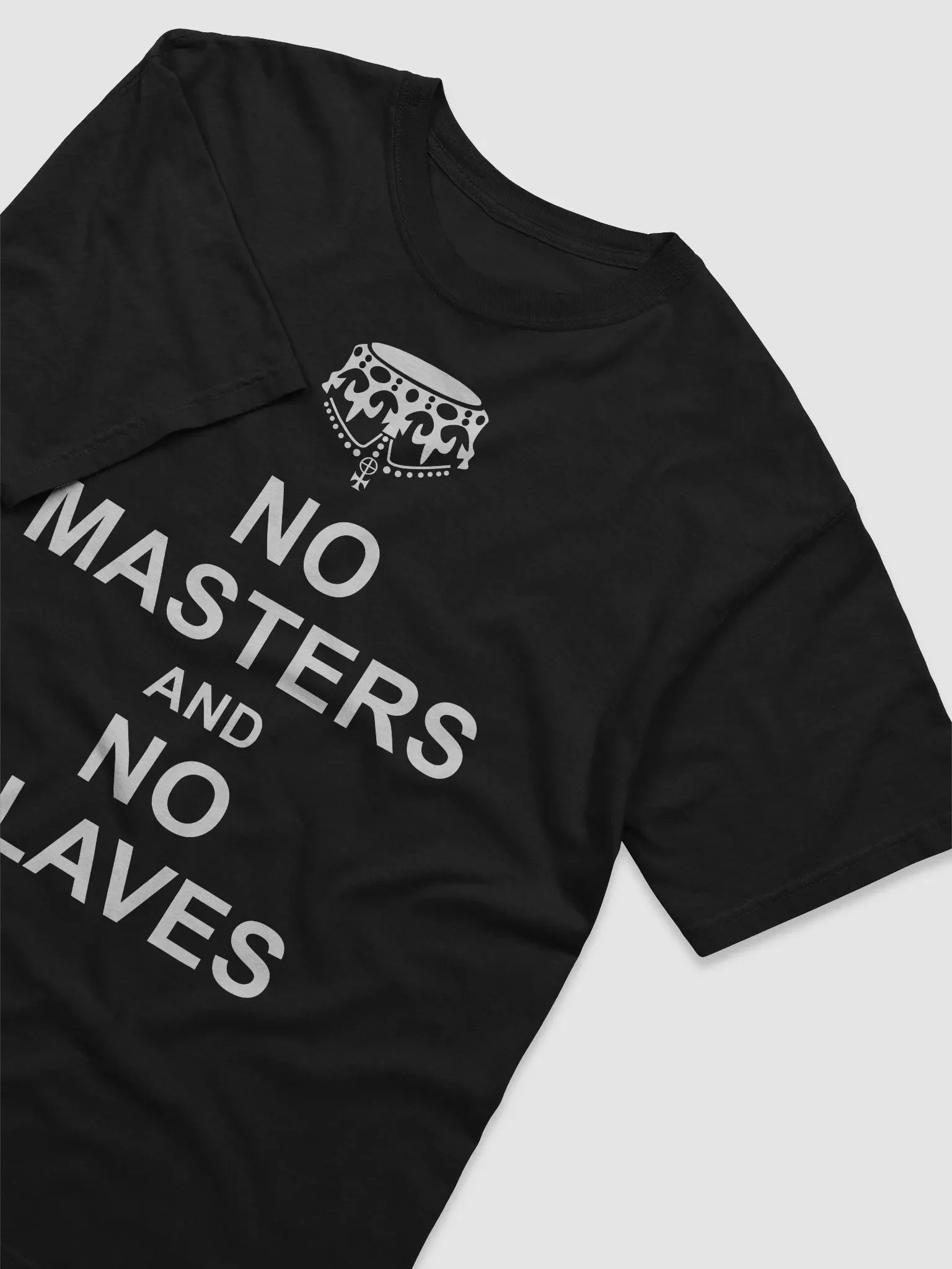 No Masters No Slaves Black Short product image (3)
