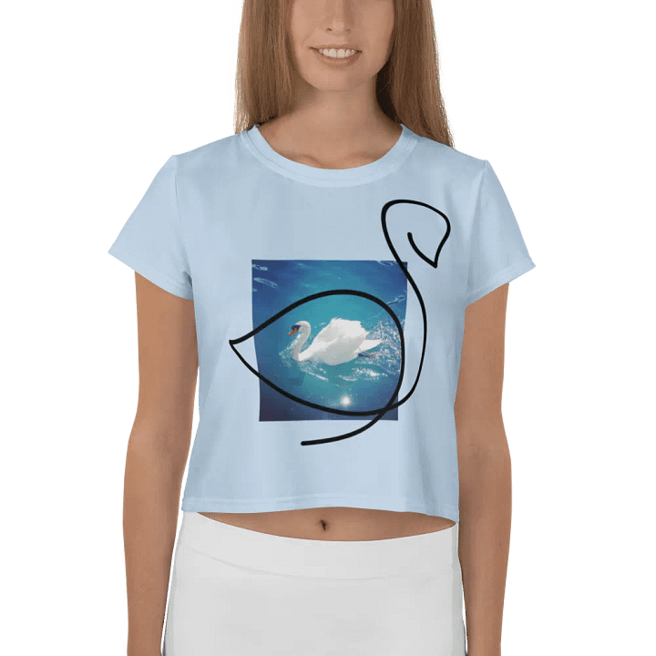 The White Swan - Crop Tee product image (1)