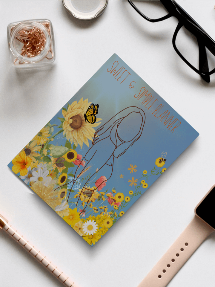Sweet and Simple Planner: Blank Monthly Calendar, To-Do Lists and Notes Pages product image (1)