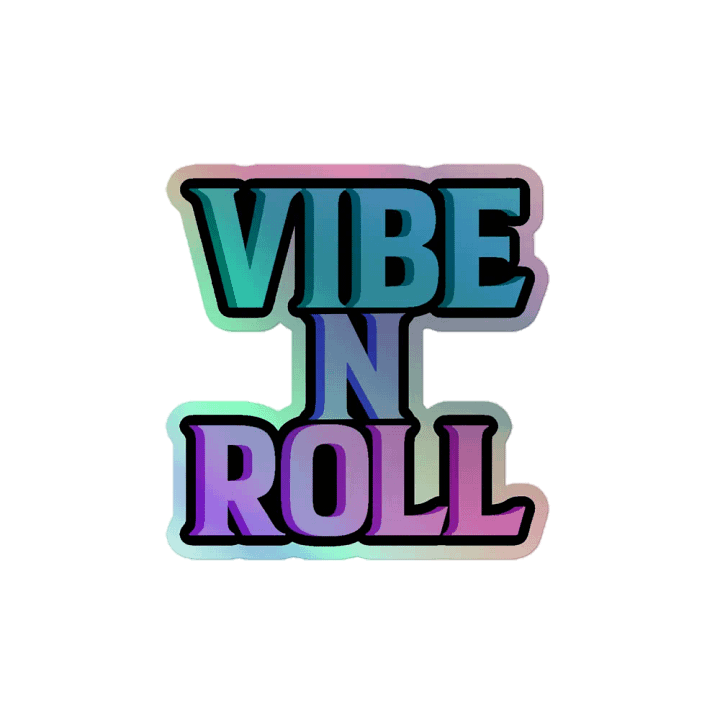 Vibe n Roll Holographic Sticker product image (2)