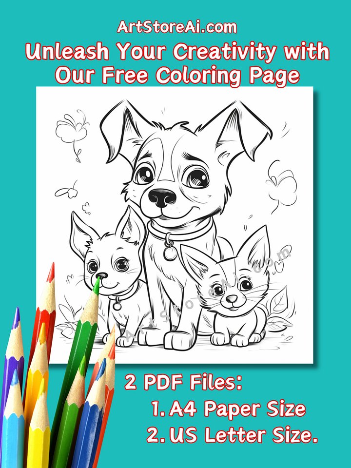 Unleash Your Creativity with Our Free Coloring Page! product image (1)