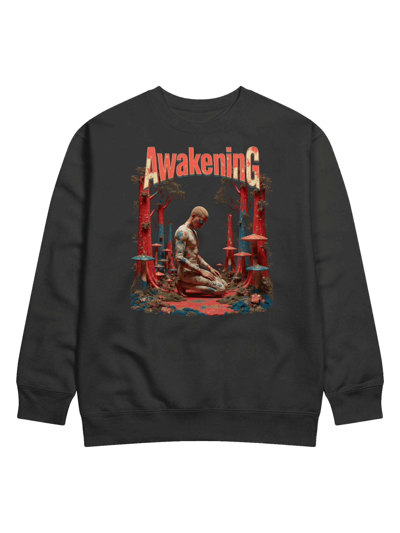 Spiritual Awakening Mystical Mushroom Grove Premium Sweatshirt product image (2)