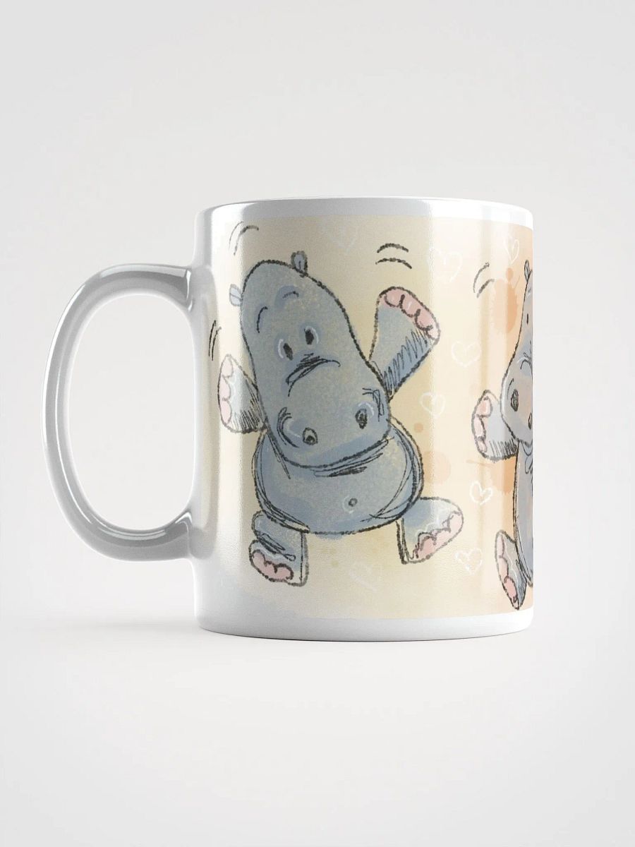 Hand Drawn Cheerful Hippo Trio Mug product image (18)