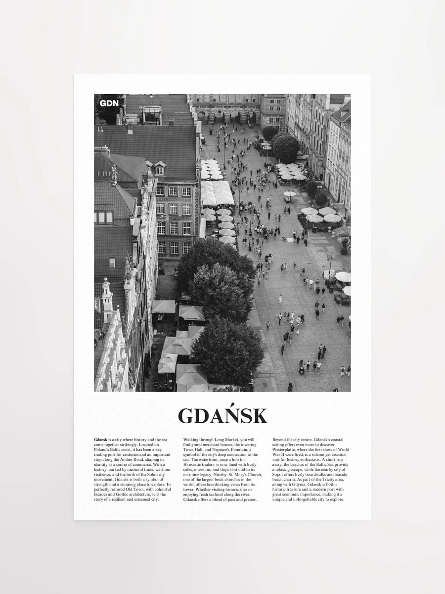 Gdansk 03 Newspaper Poster product image (11)