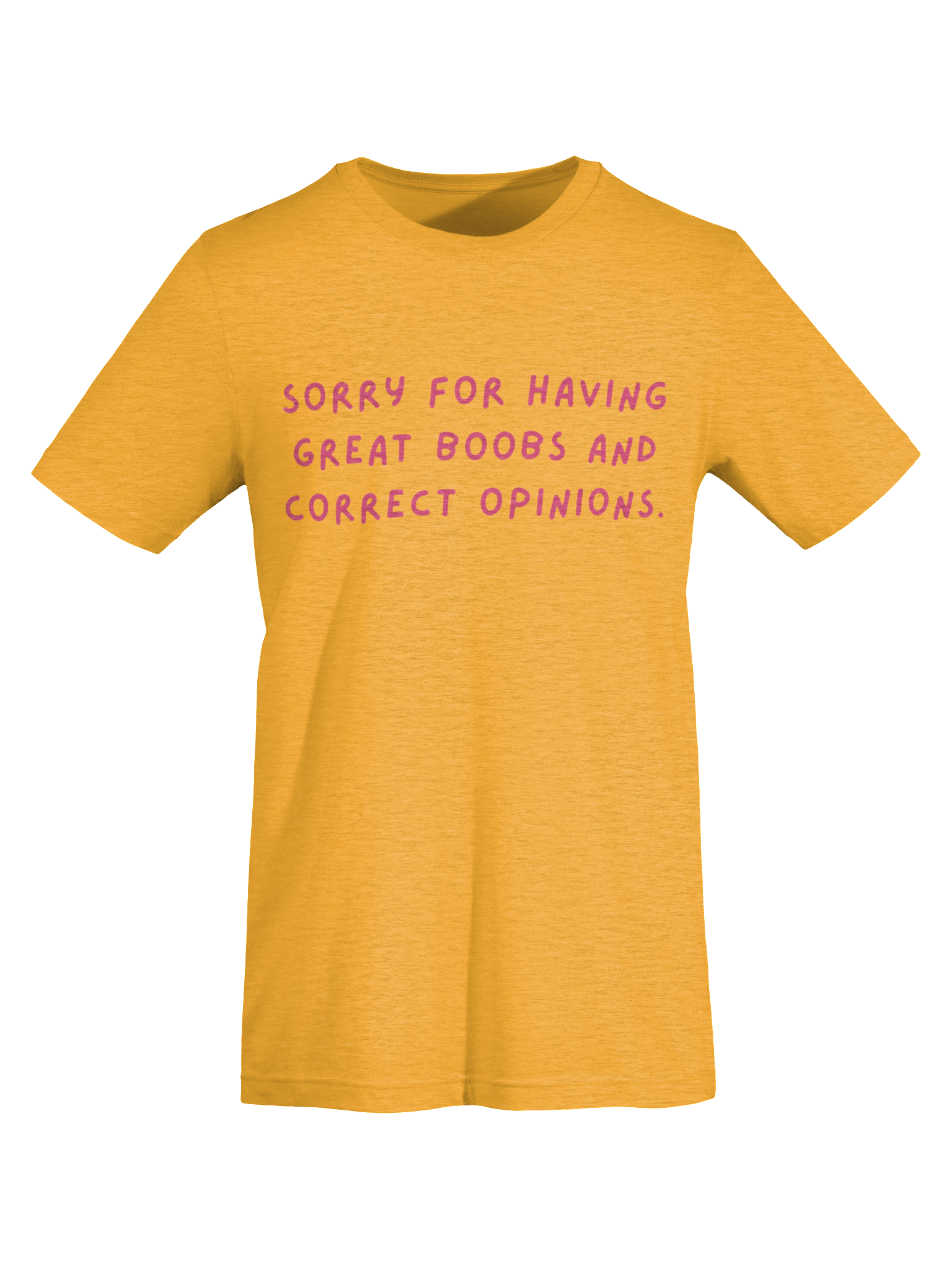 Sorry For Having Great B**Bs & Correct Opinions - Supersoft T-Shirt product image (68)