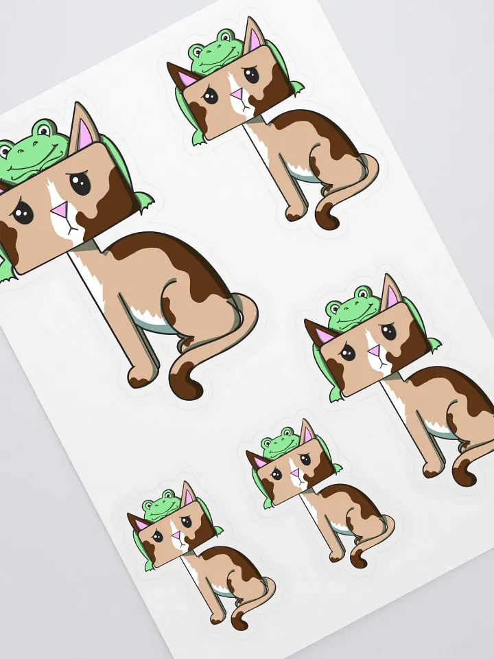 Cat 'n' Frog Stickers product image (1)
