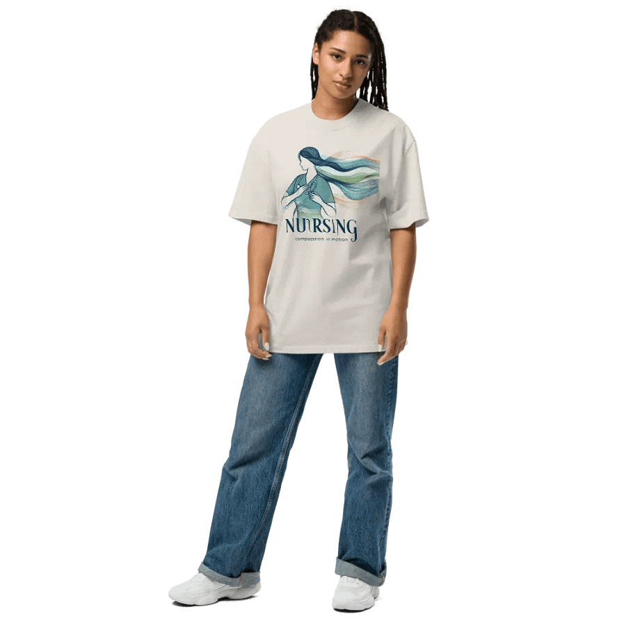Compassion in Motion Nurse Illustration T-Shirt product image (35)