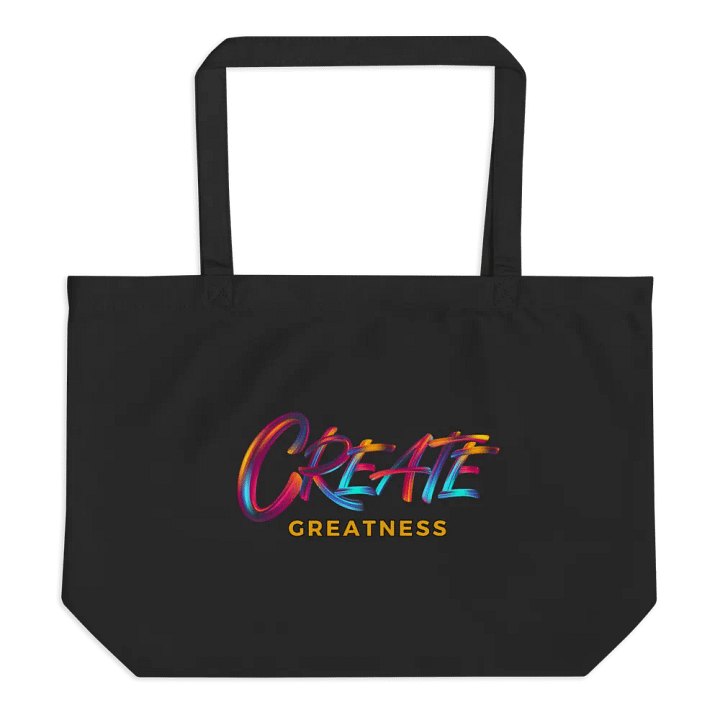 Create Greatness Rectangular Tote Bag product image (2)