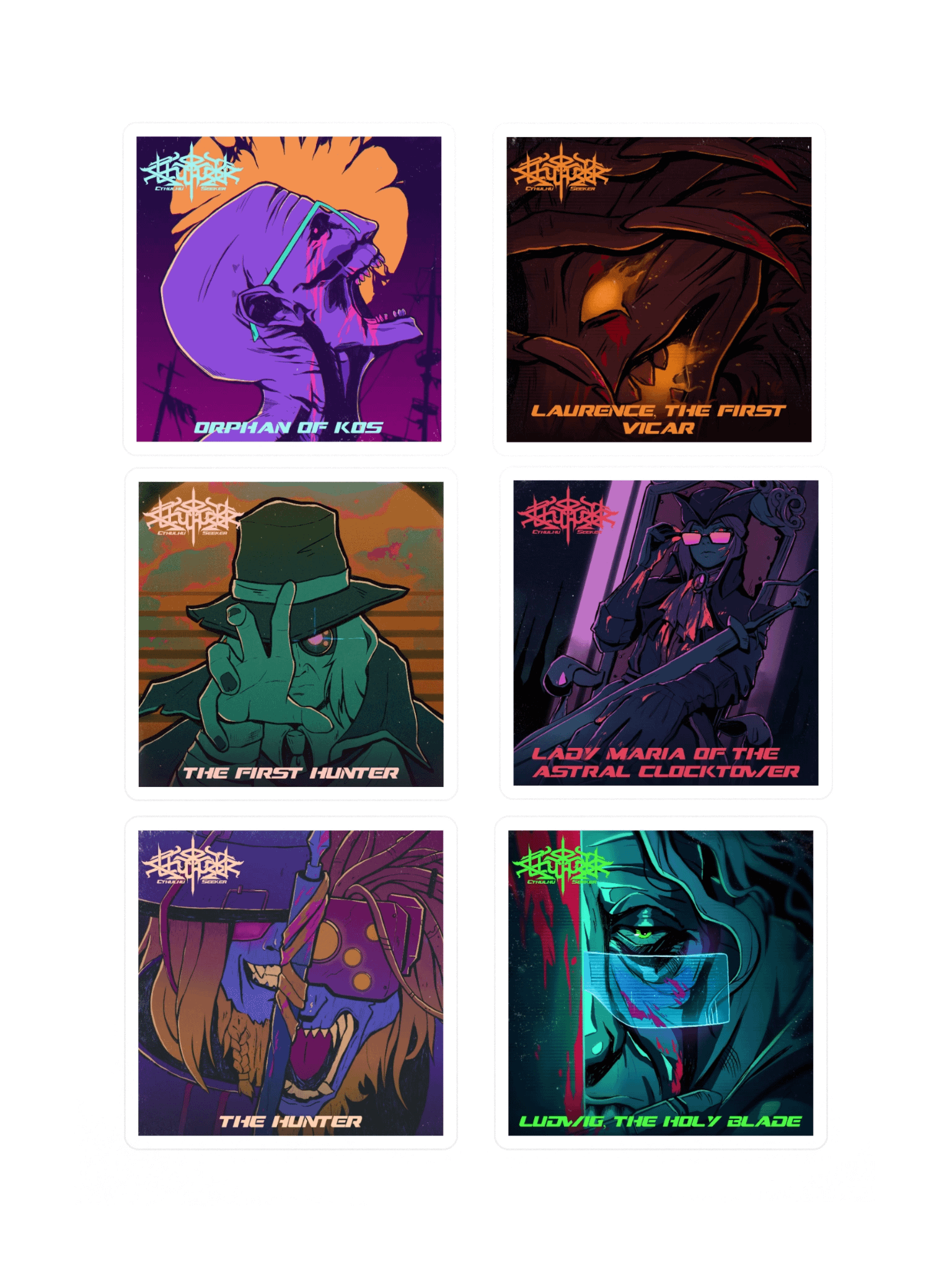 Bloodborne Stickers - Ver 1 product image (3)