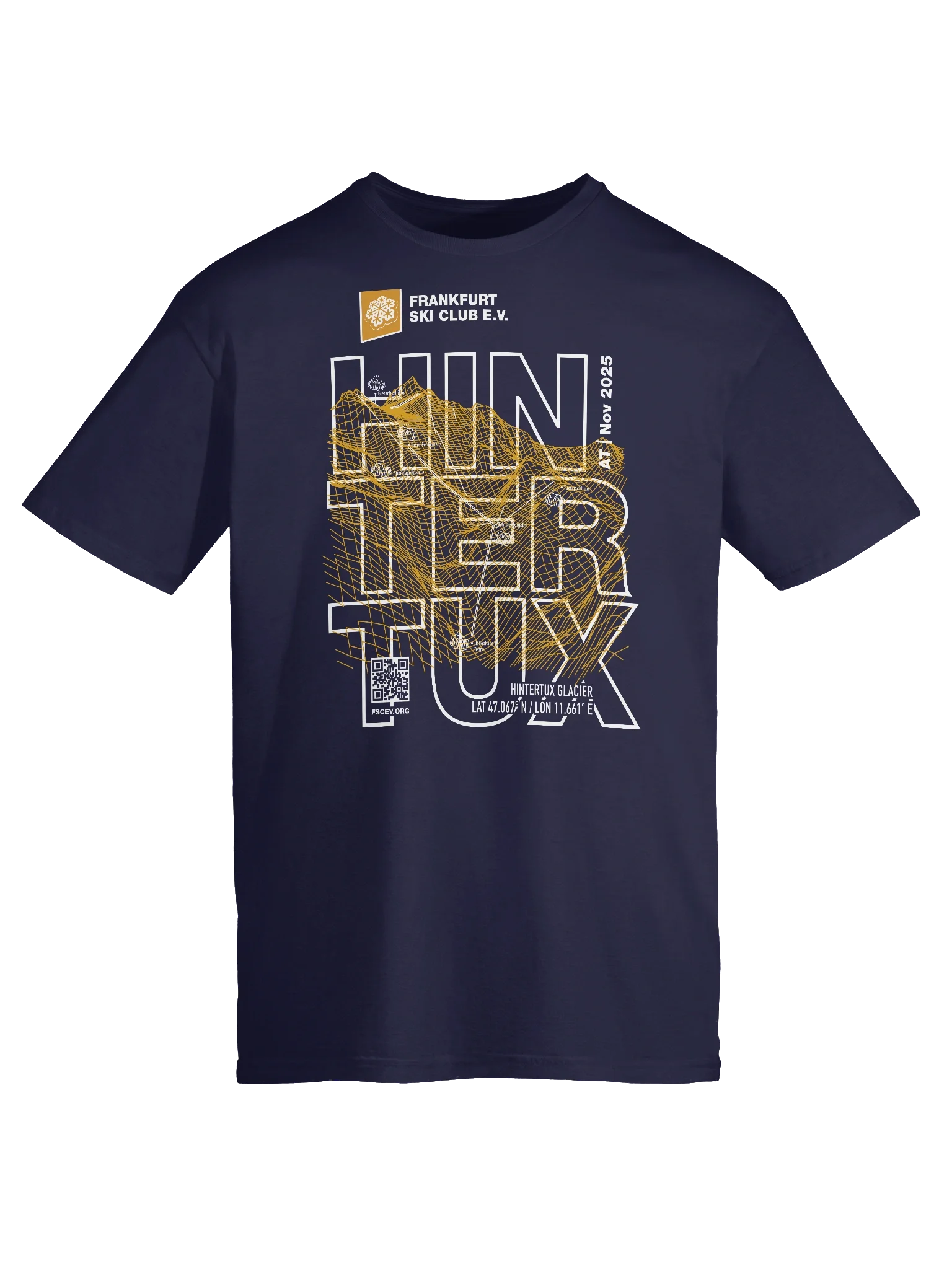 Hintertux Resort & QR-Code (front and back print) product image (7)