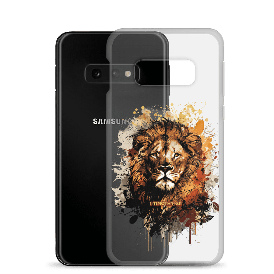 Lion's Courage Samsung® Clear Case product image (24)