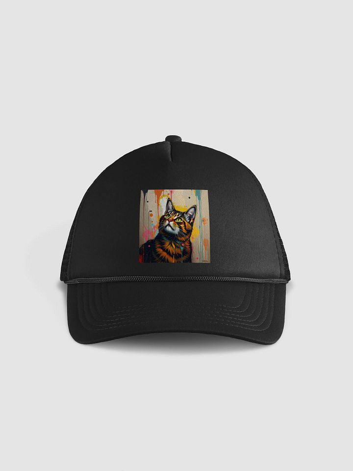 Vibrant Cat Eyes Foam Trucker Hat product image (1)