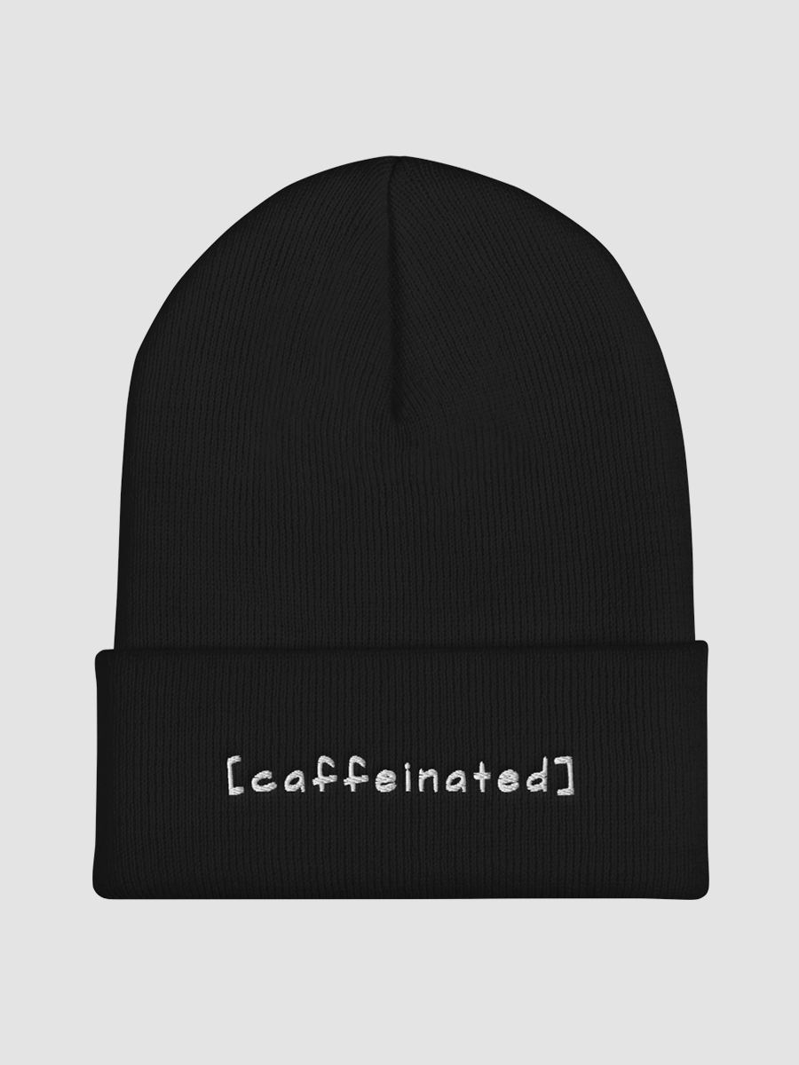 [ caffeinated ] Cuffed Beanie product image (1)
