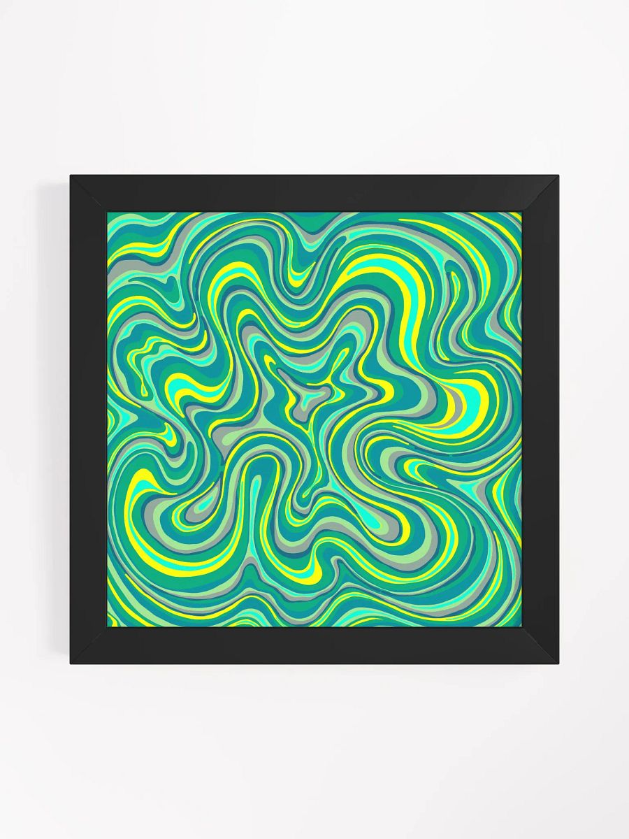 Ethereal Swirls Framed Poster - Stone No. 7 product image (15)
