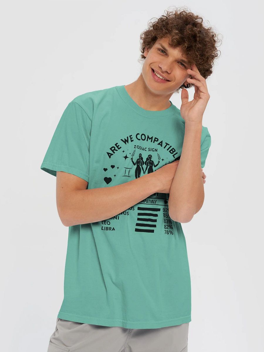 Gemini Zodiac Sign Romantic Compatibility T-Shirt - Light Comfort Colors 1717 product image (67)