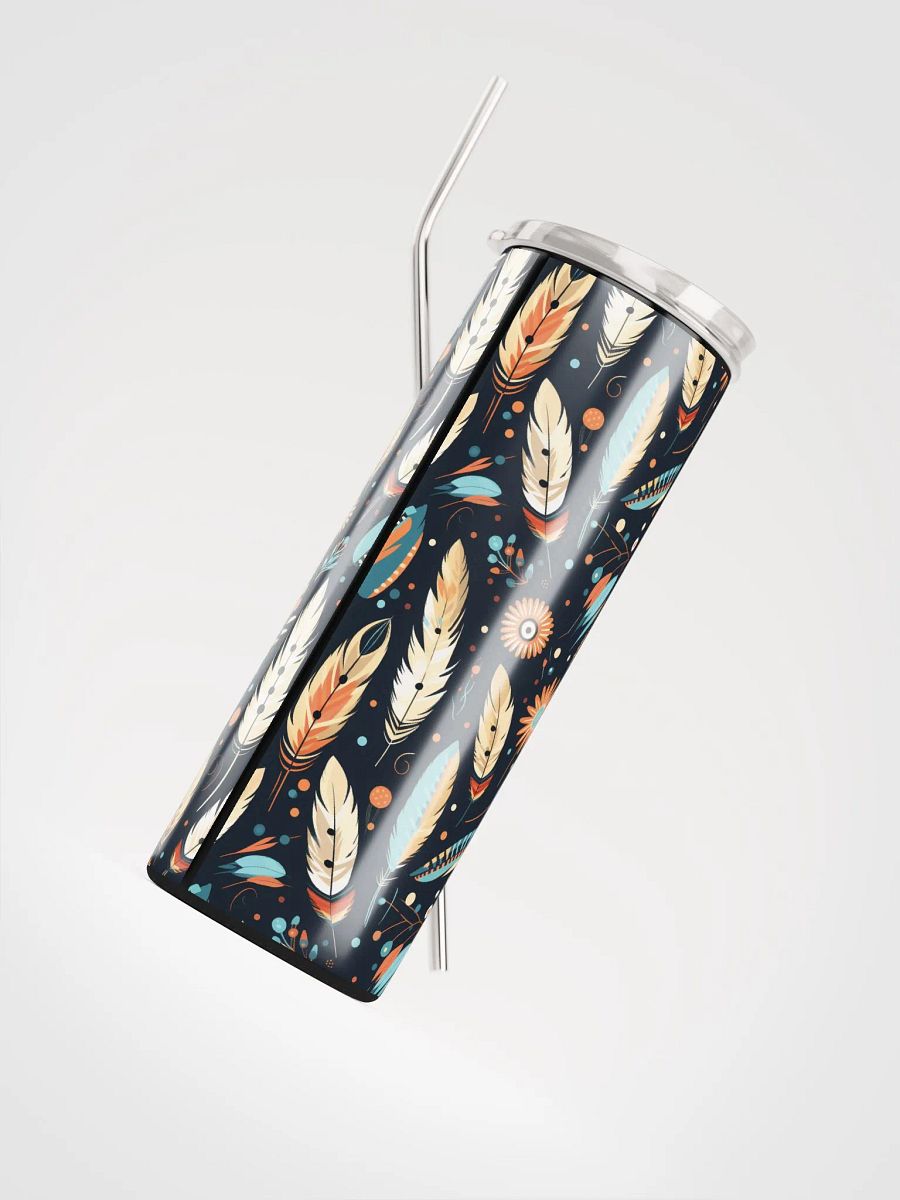 Harmonious Feathers Stainless Steel Tumbler product image (4)