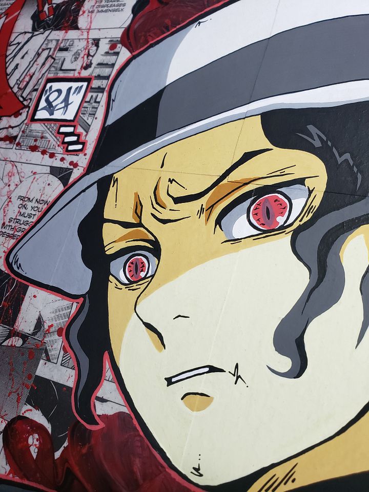 Nani..HEE! ( Wood Panel Canvas Painting ) product image (2)
