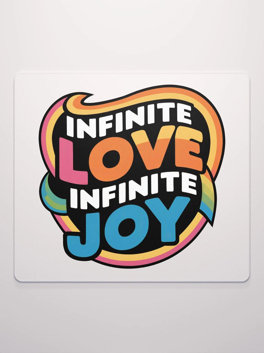 Infinite Love Infinite Joy Gaming Mouse Pad product image (2)