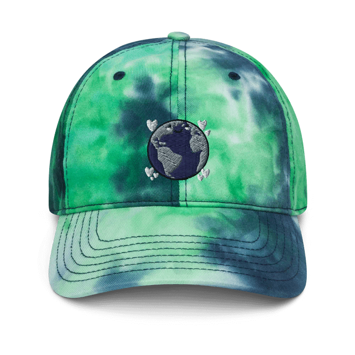 Planet Love Tie-Dye Hat product image (1)