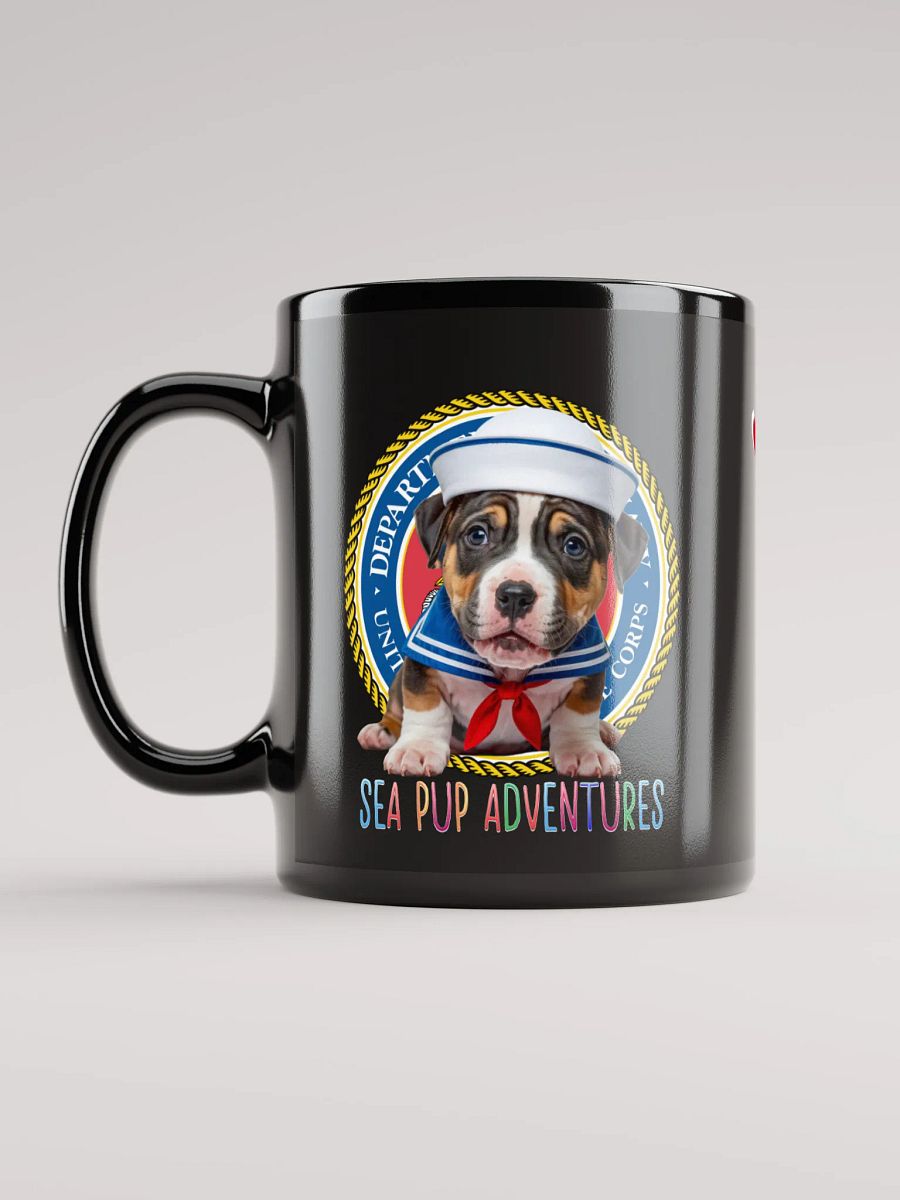 SEPR Sea Pup Adventures Black Mug product image (1)
