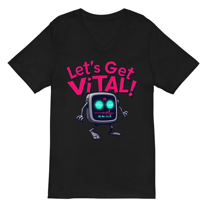 Vital Signs Robot V-Neck Tee product image (3)