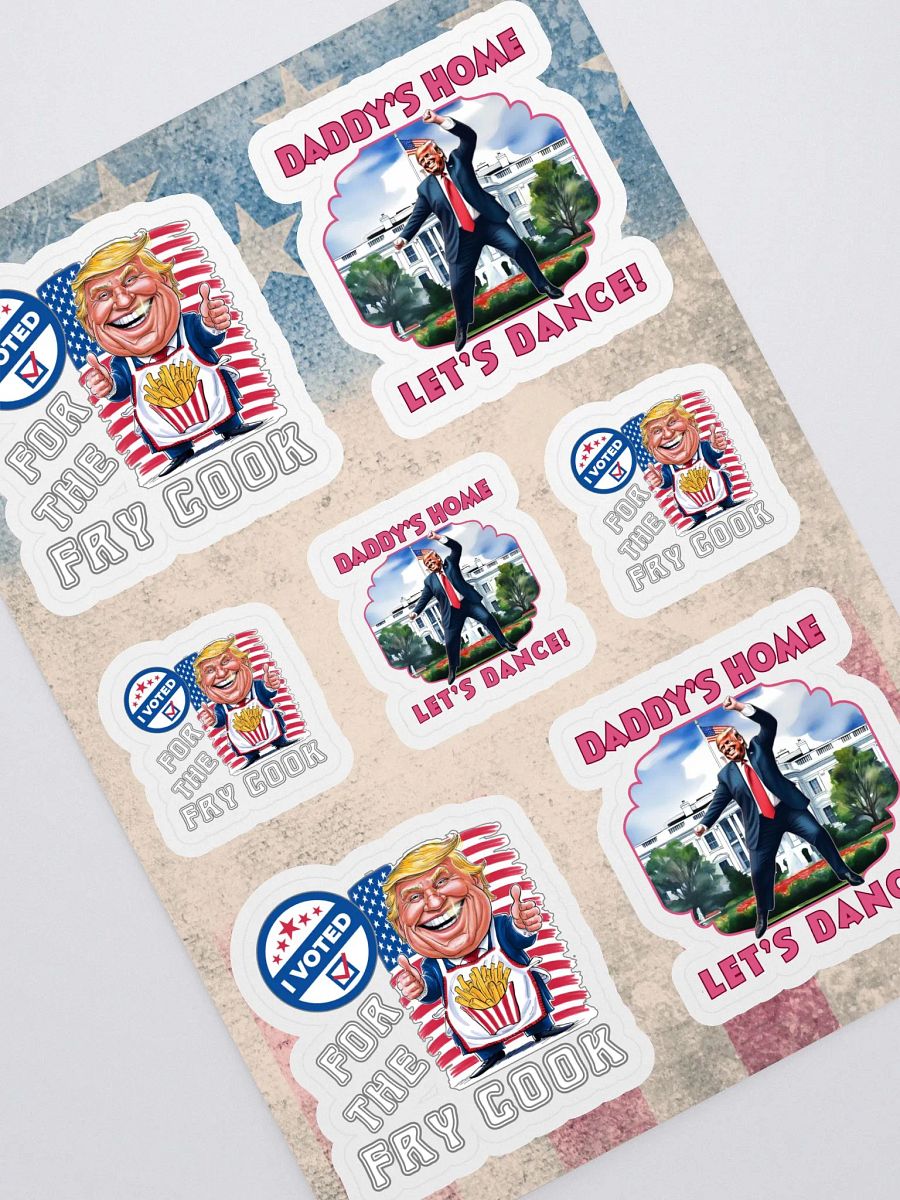 Funny Trump USA Elections Sticker Sheet product image (3)