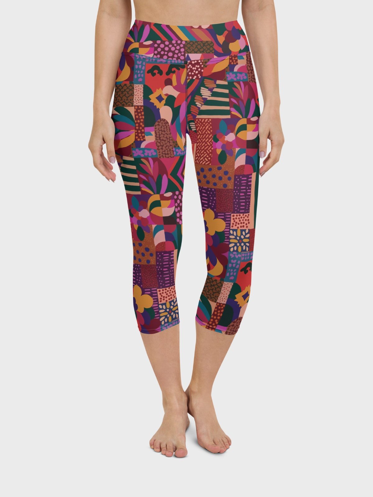 Capri Leggings "Abstract African Ethnic Pattern" Printed product image (4)