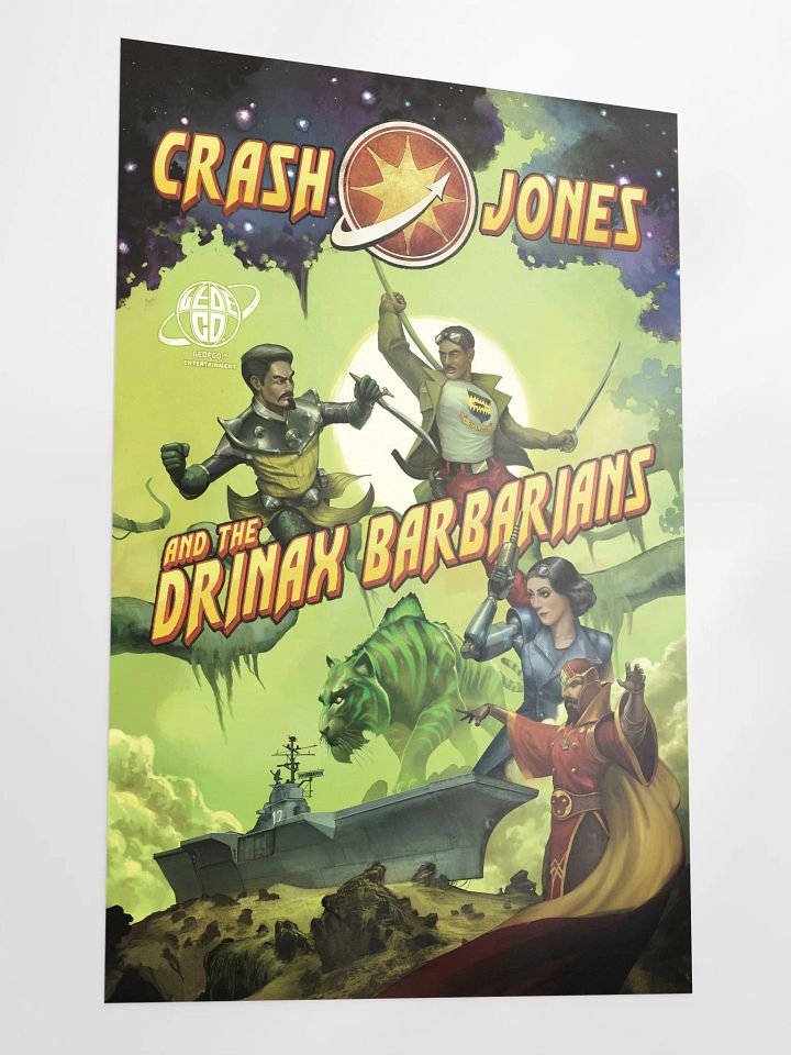 Crash Jones and the Drinax Barbarians Poster product image (2)