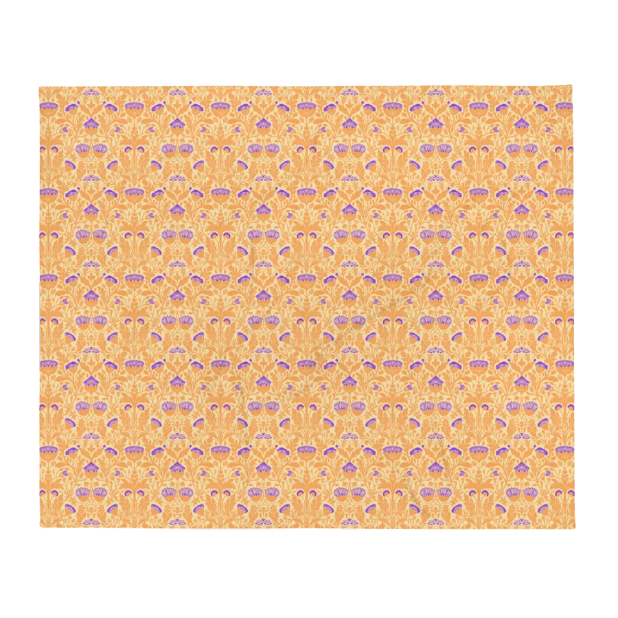 Mystic Floral Harmony Throw Blanket product image (2)