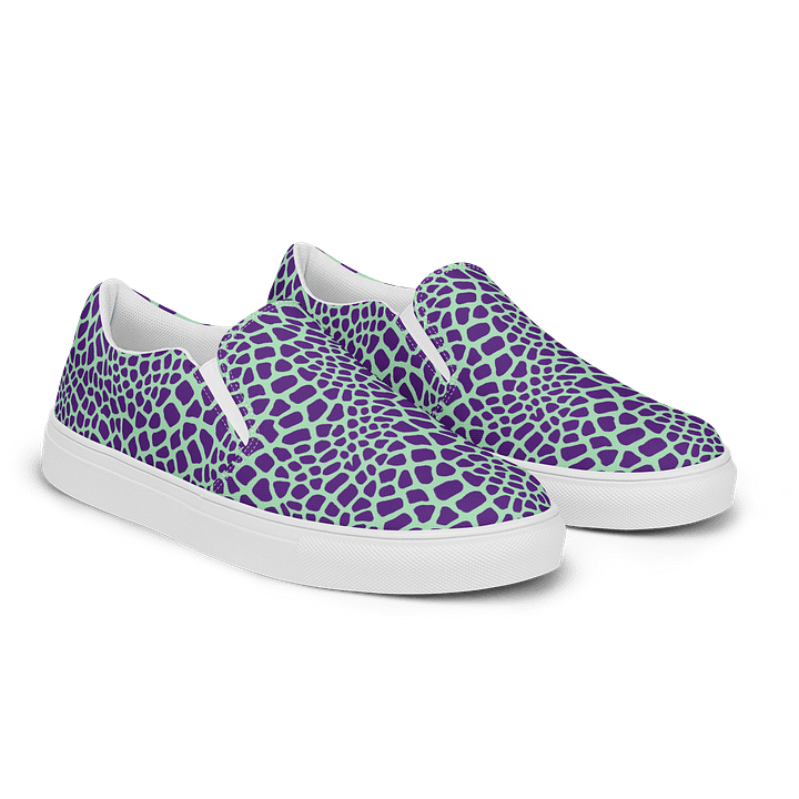 Green Giraffe Canvas Shoes product image (2)