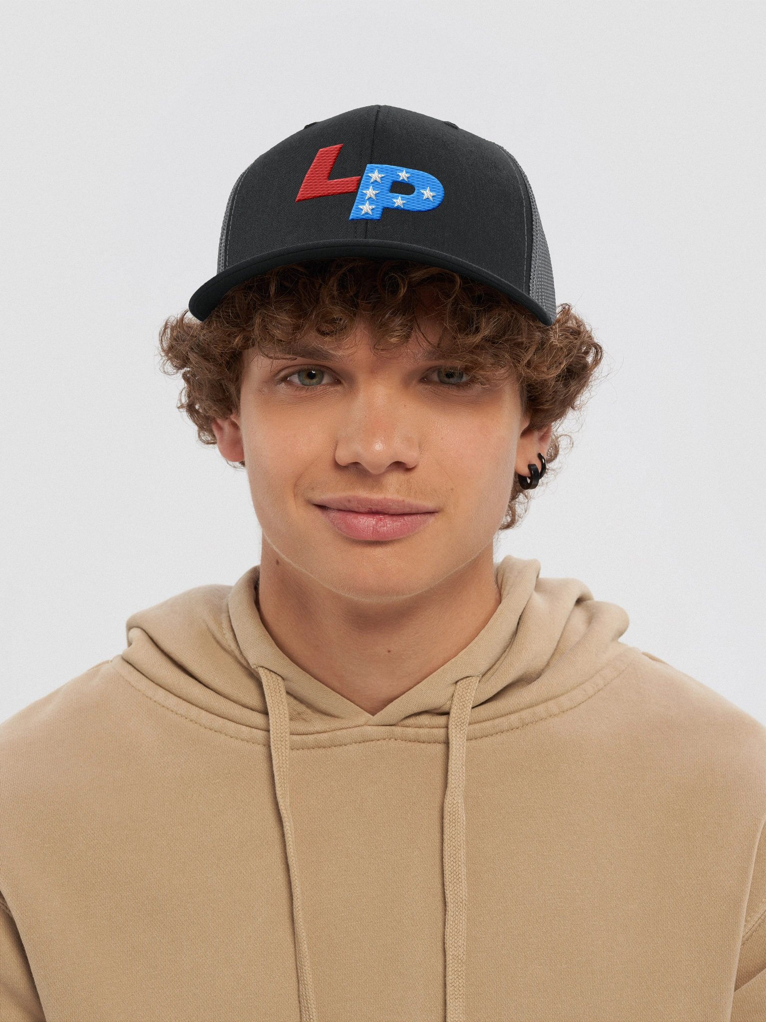 LP Trucker Hat Red, White, and Blue product image (5)