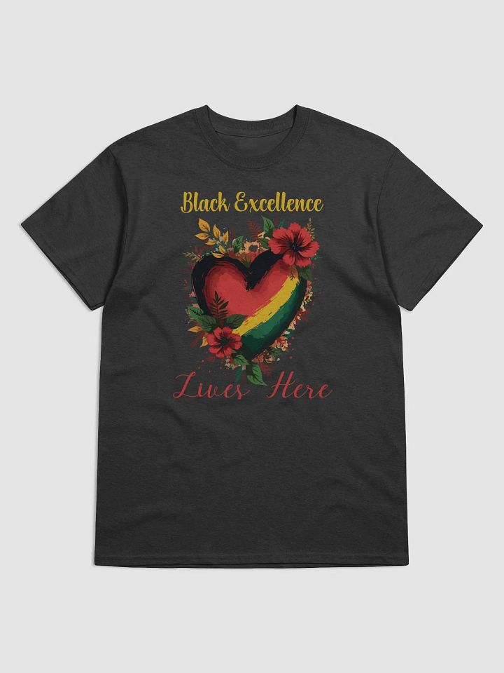 Black Excellence Lives Here T-Shirt product image (8)