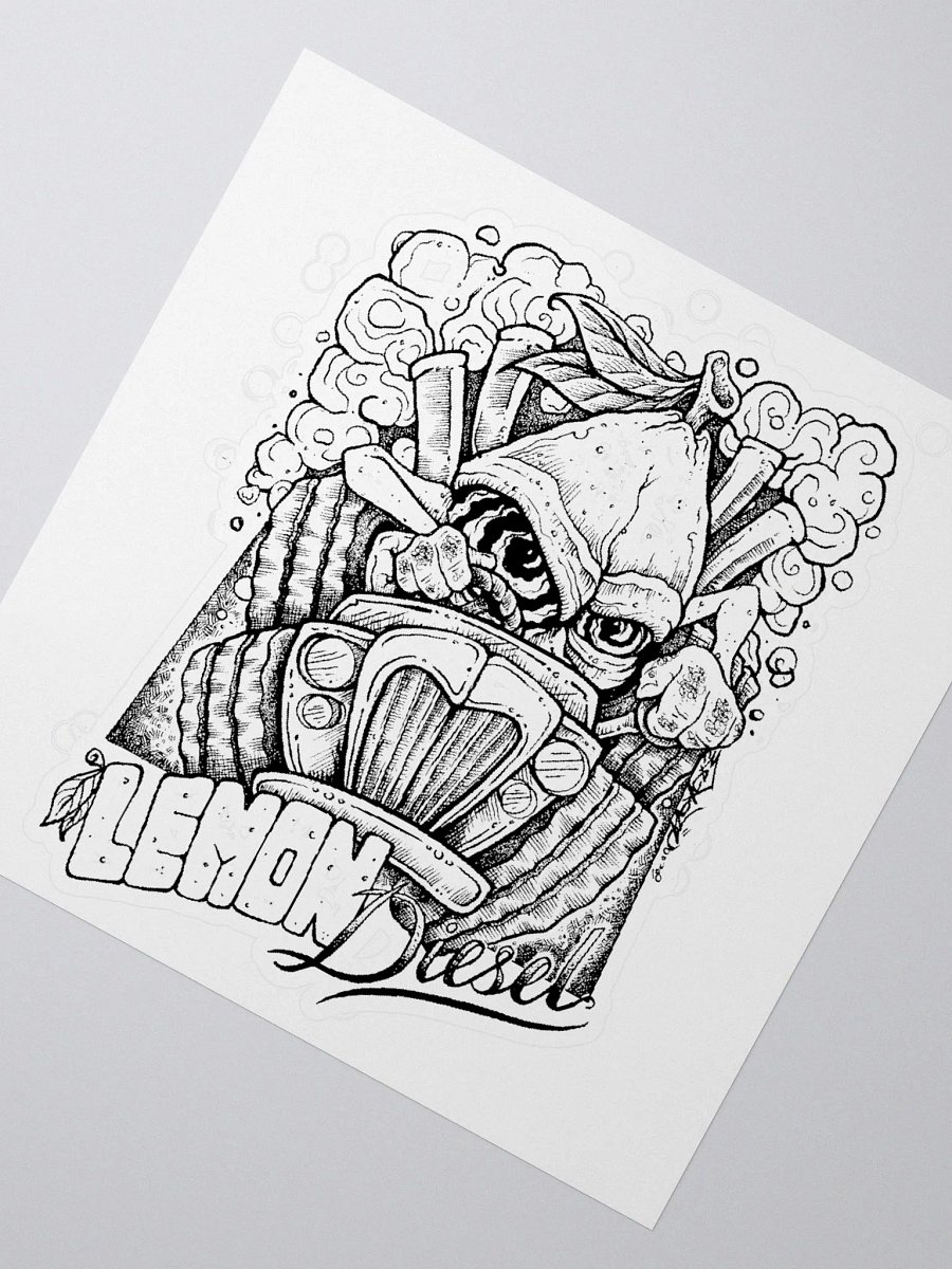 Lemon Diesel Kiss Cut Sticker product image (2)
