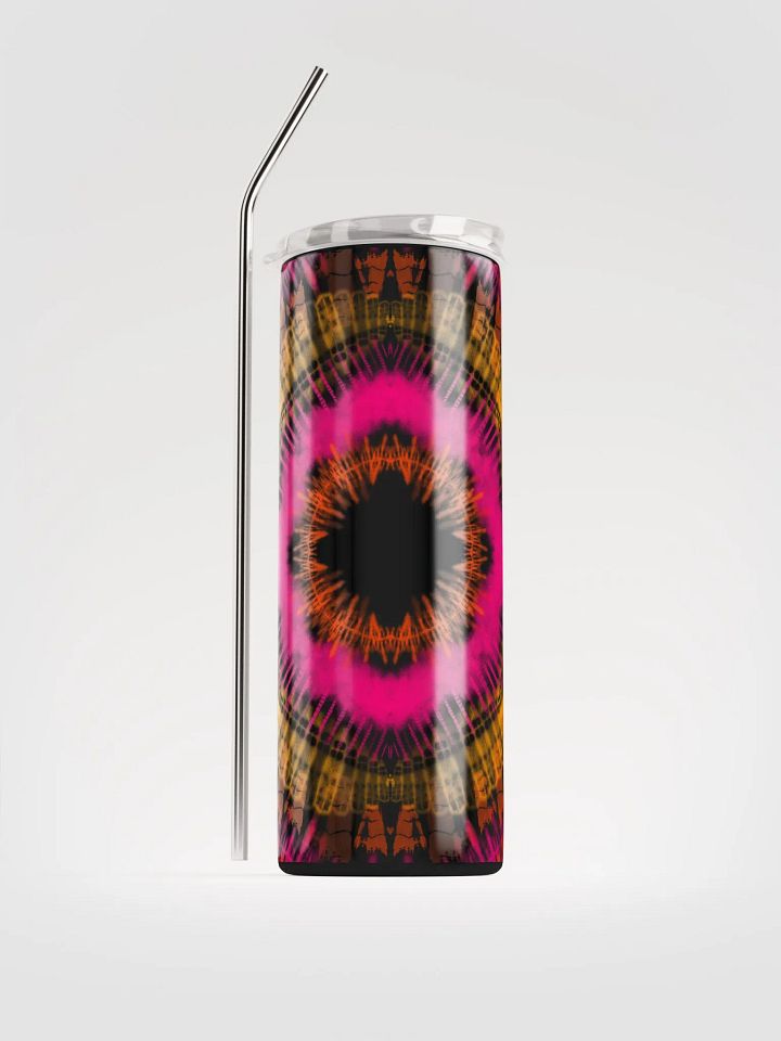 Vibrant Tie Dye Stainless Steel Tumbler: Eco-Friendly Chic for On-the-Go sips product image (1)